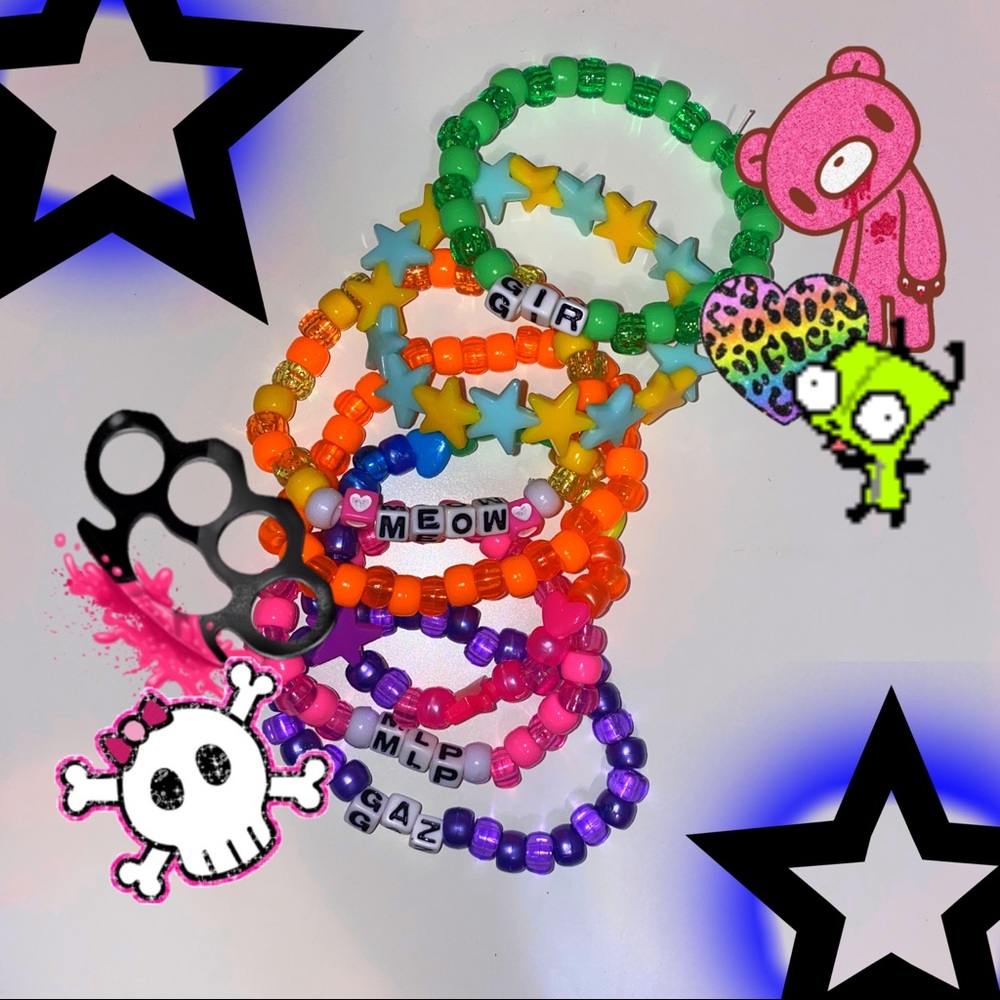 Kandi bracelet lot